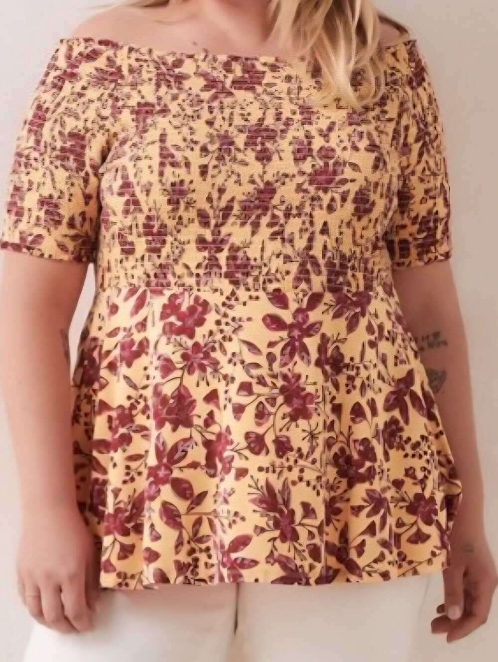 Smocked top